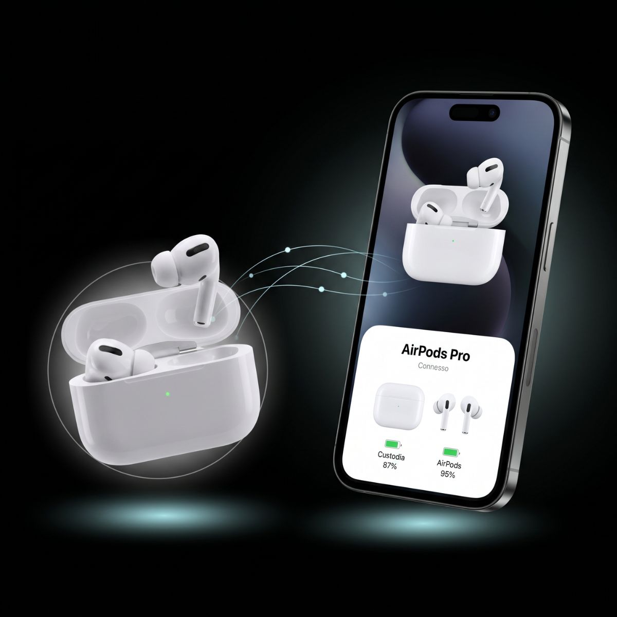 AirPods with charging case